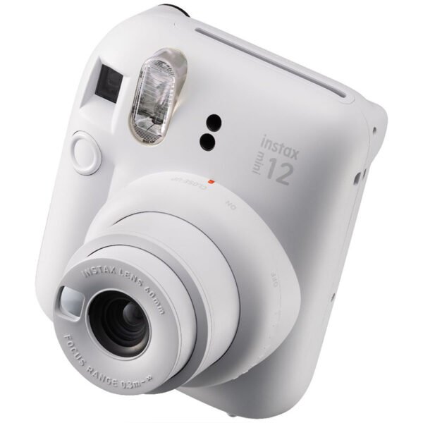 FUJIFLIM Instax mini 12 (Polaroid camera) Clay White