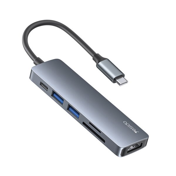 Yesido Hub Adapter 60W PD Charging HB11